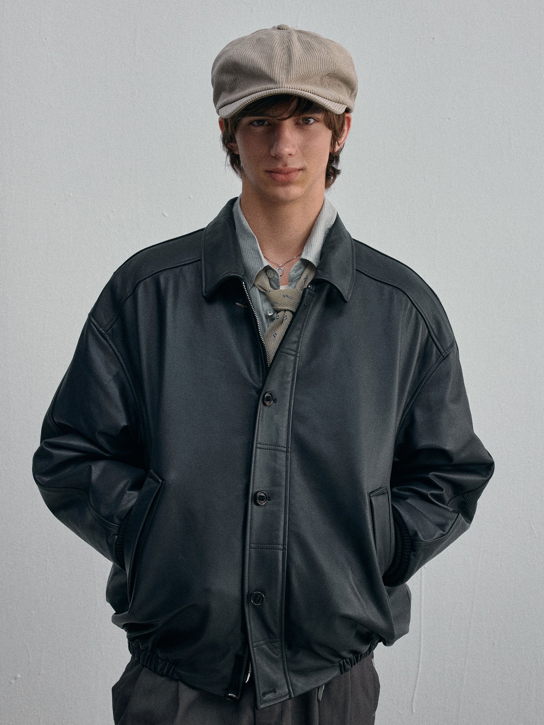 012 - Franklin Street Night Leather Puffer