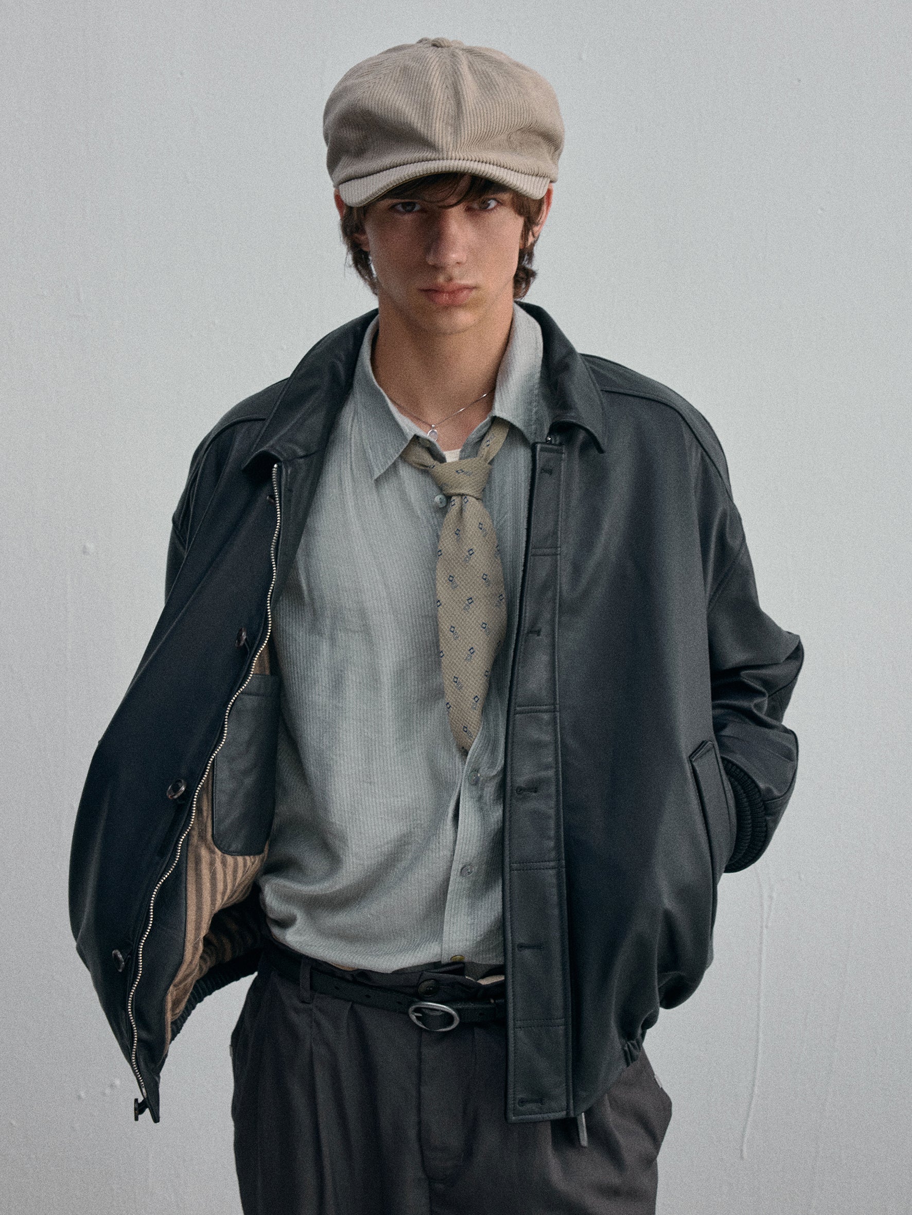 012 - Franklin Street Night Leather Puffer