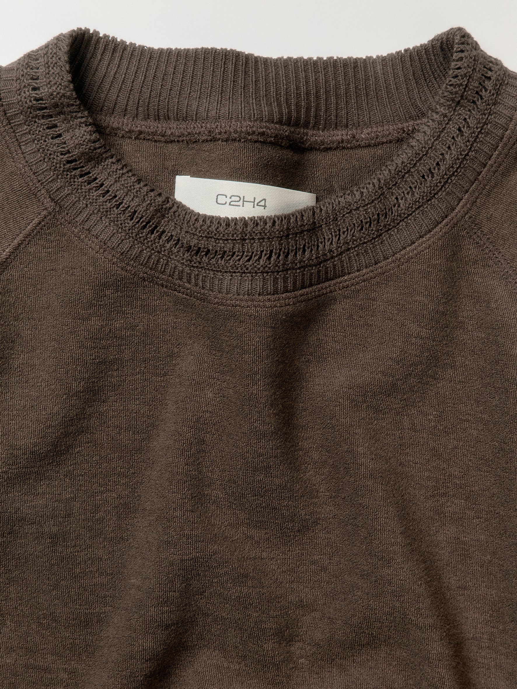 012 - Quiet Wardrobe Soft Knit-Collar Sweatshirt