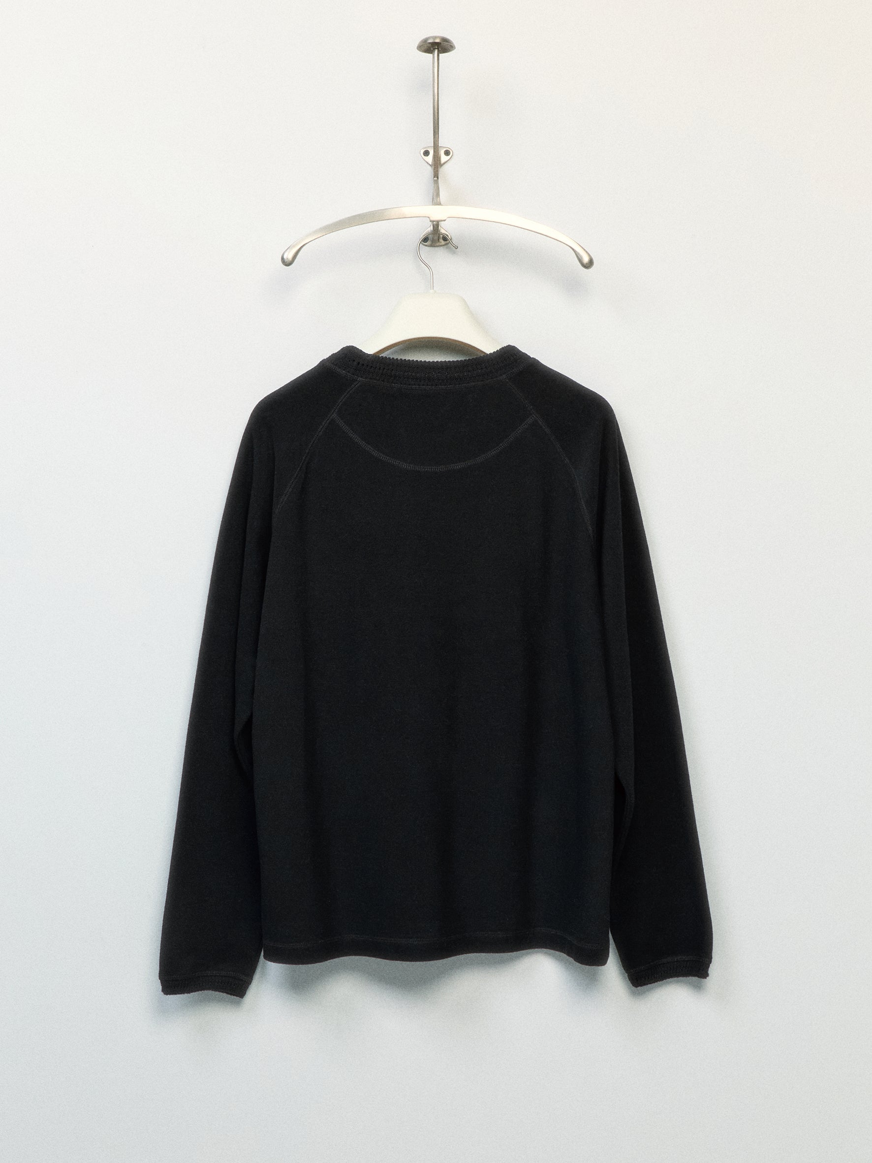 012 - Quiet Wardrobe Soft Knit-Collar Sweatshirt