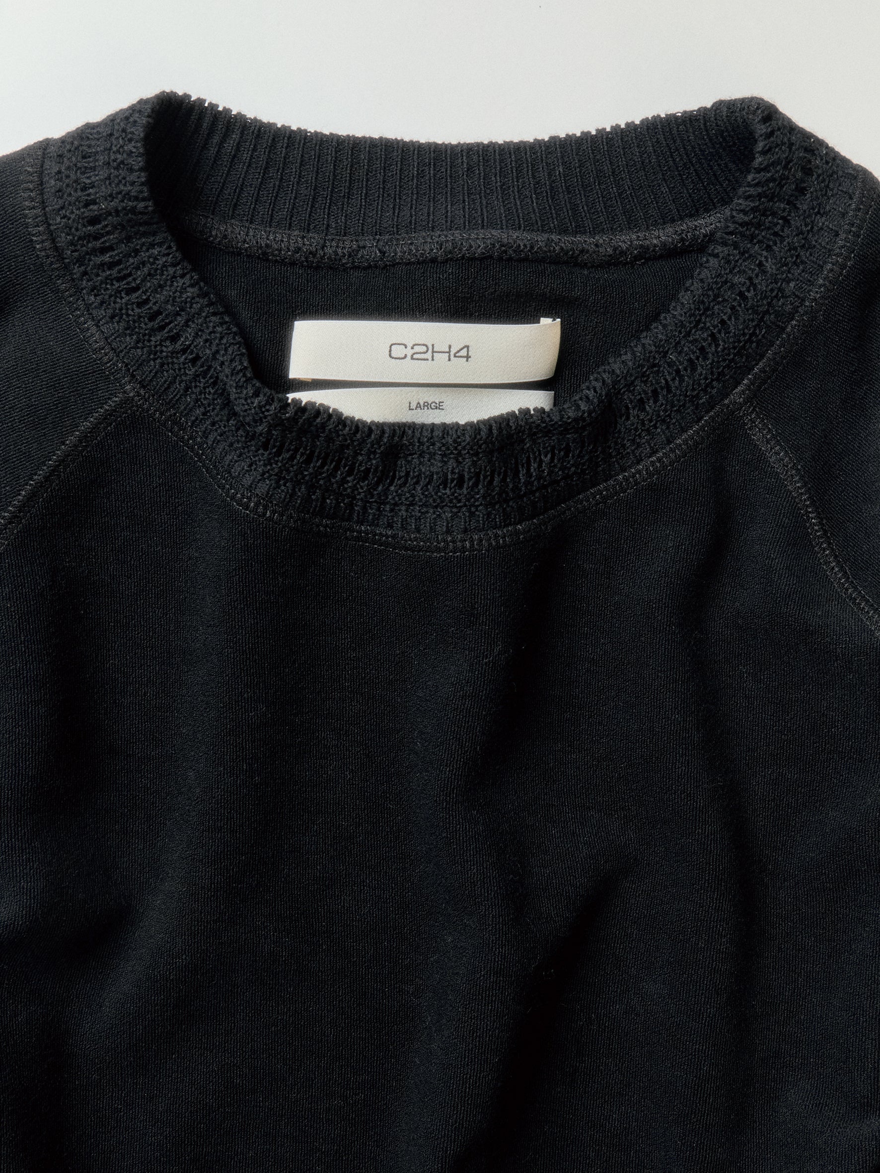 012 - Quiet Wardrobe Soft Knit-Collar Sweatshirt