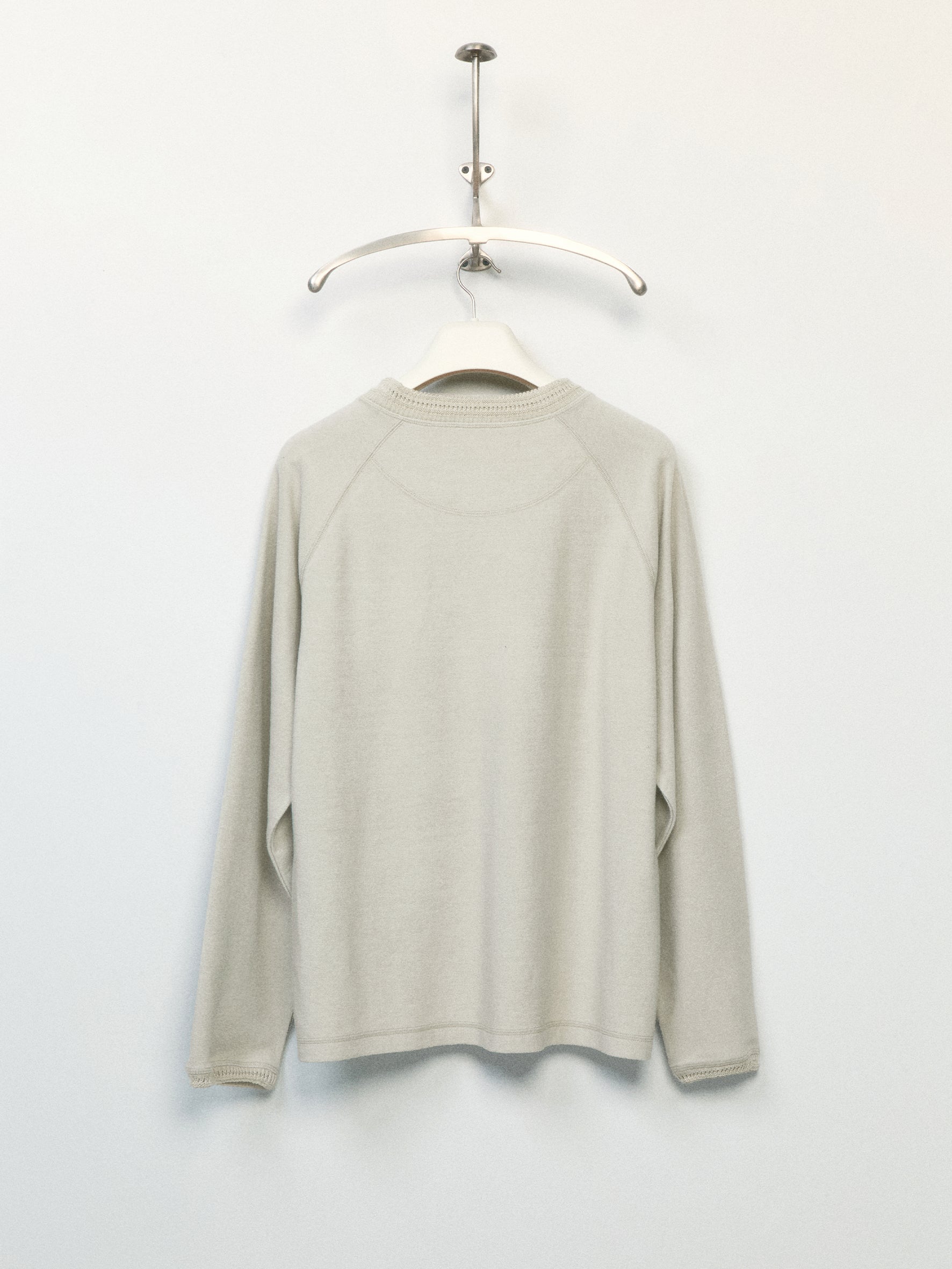 012 - Quiet Wardrobe Soft Knit-Collar Sweatshirt