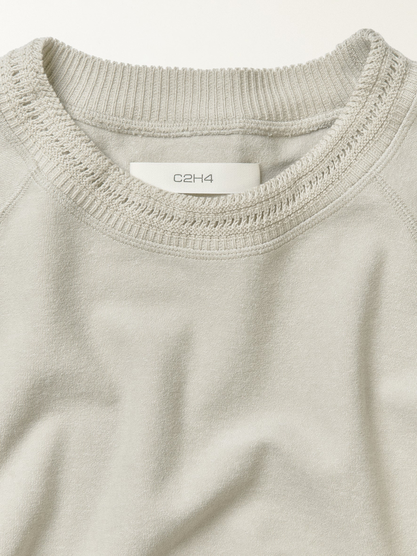 012 - Quiet Wardrobe Soft Knit-Collar Sweatshirt