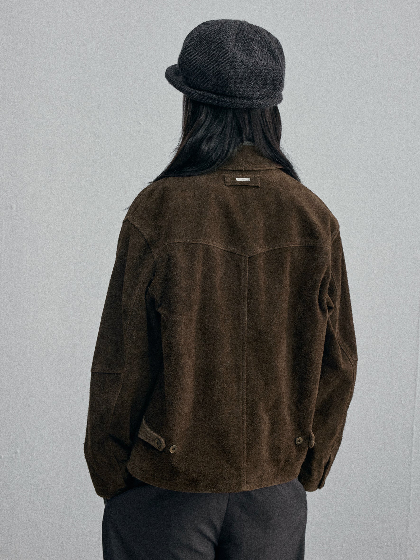 012 - Moccasin Memory Western Suede Jacket