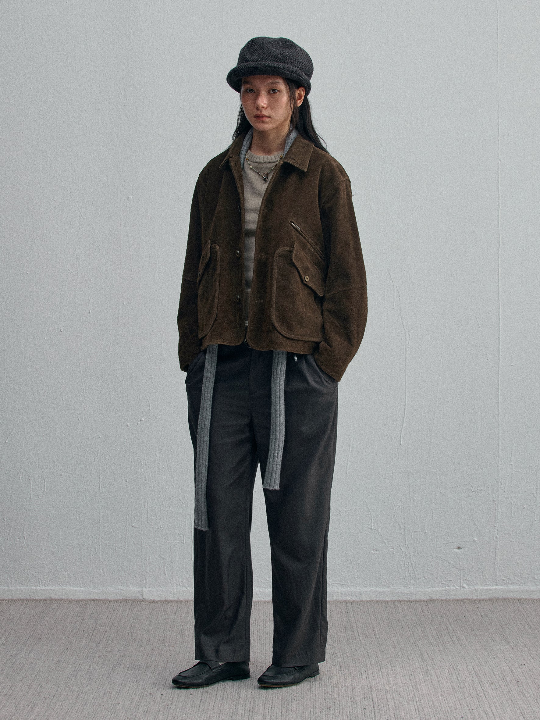 012 - Moccasin Memory Western Suede Jacket
