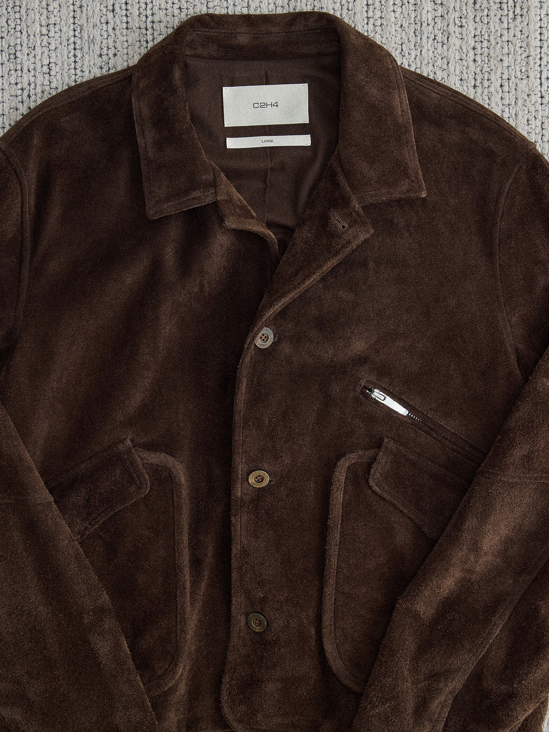 012 - Moccasin Memory Western Suede Jacket