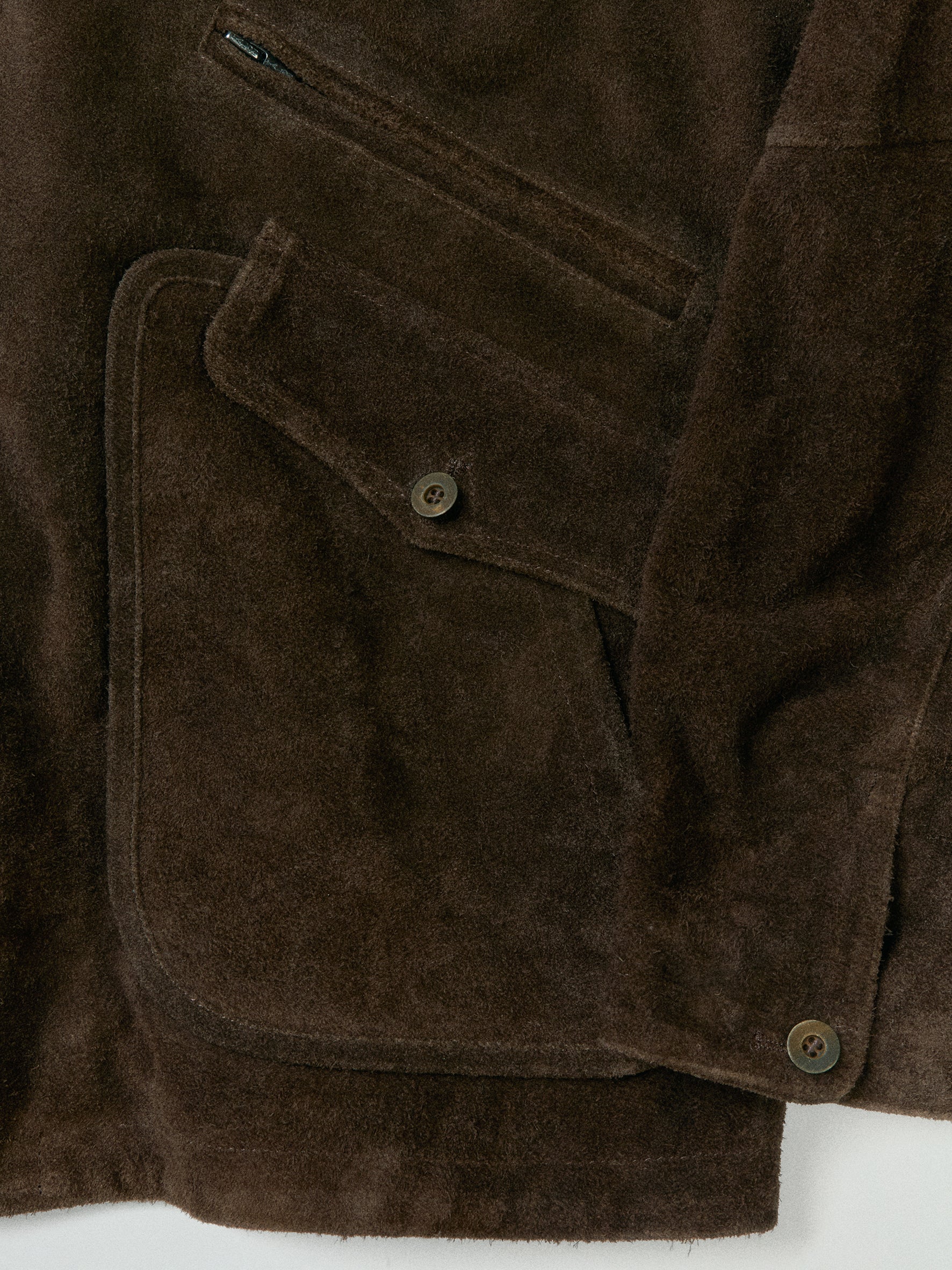 012 - Moccasin Memory Western Suede Jacket
