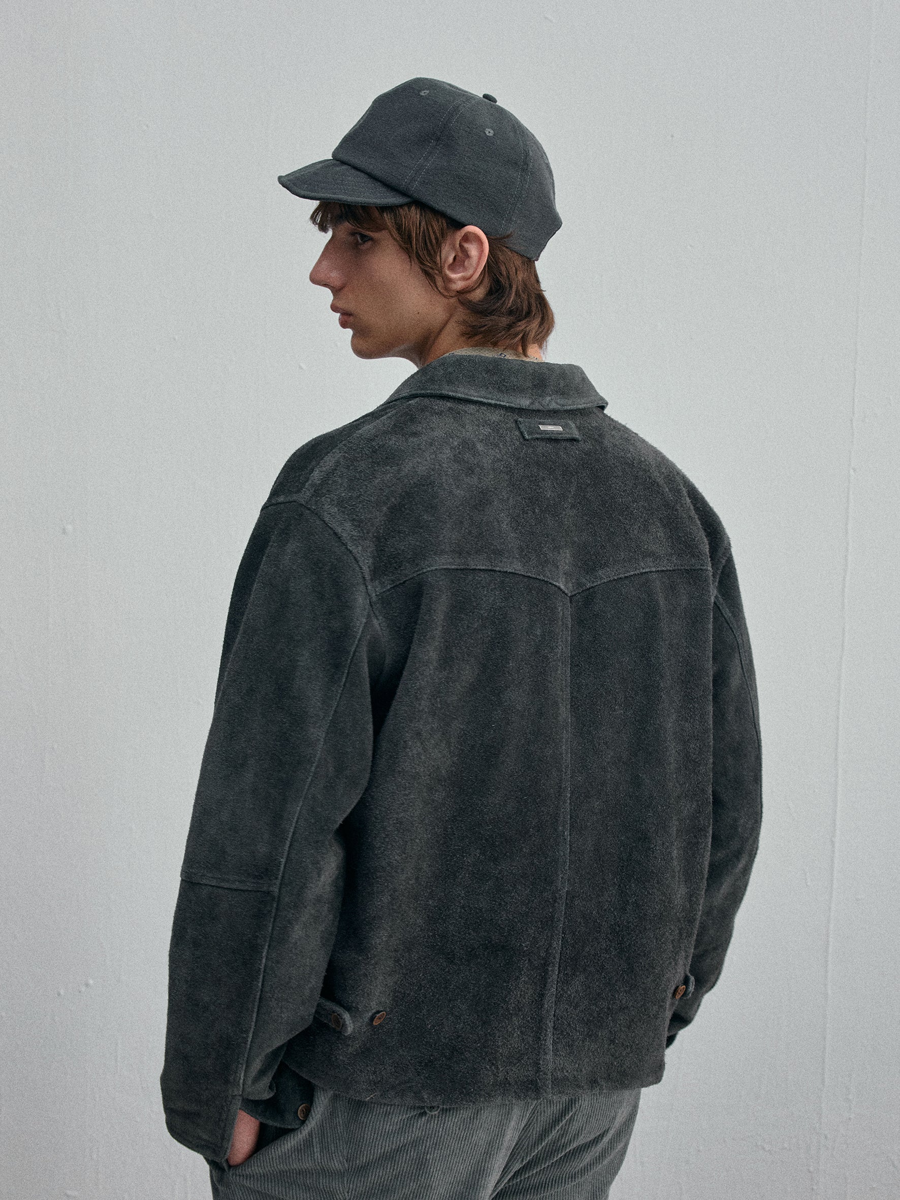 012 - Moccasin Memory Western Suede Jacket