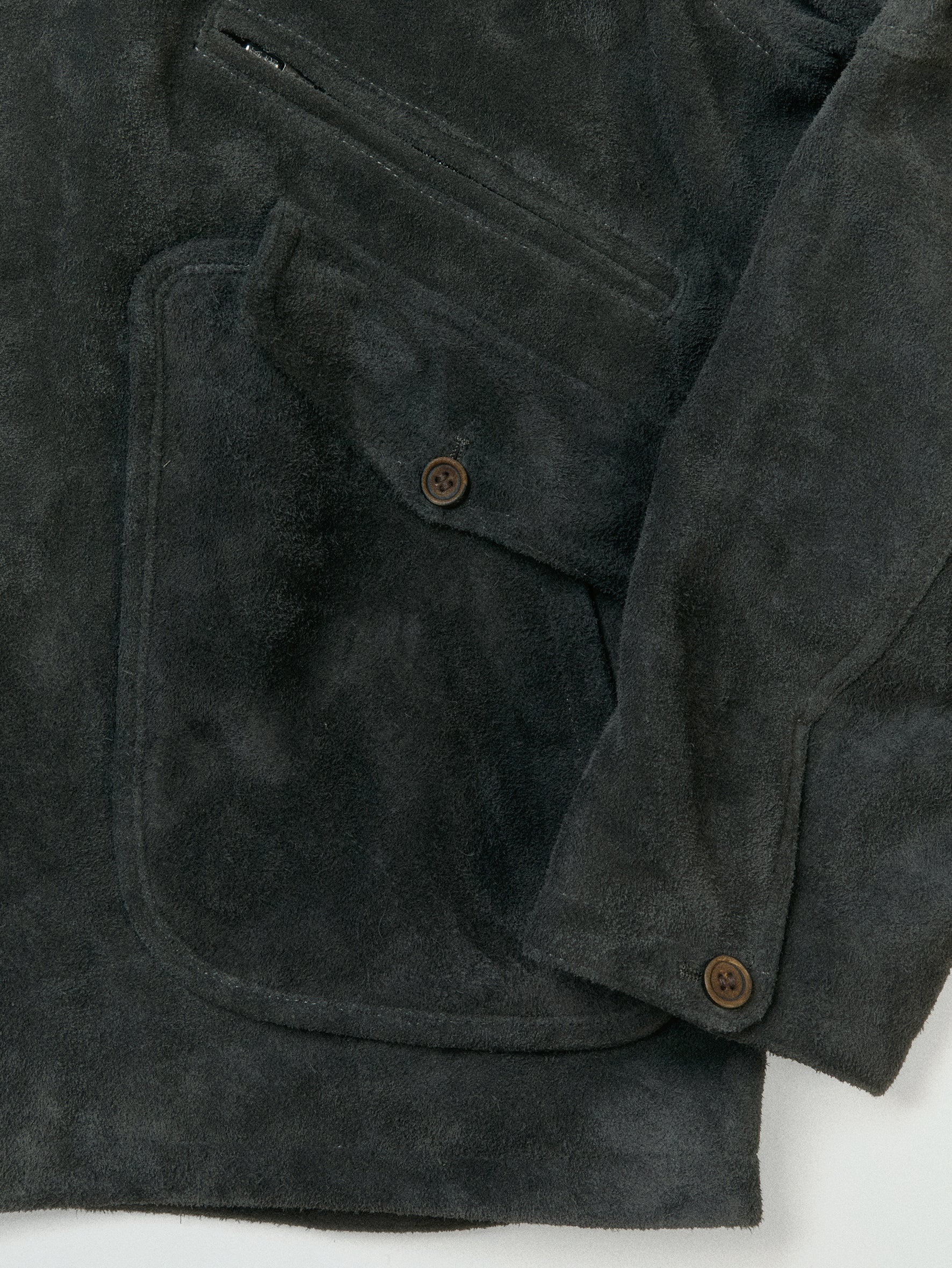 012 - Moccasin Memory Western Suede Jacket