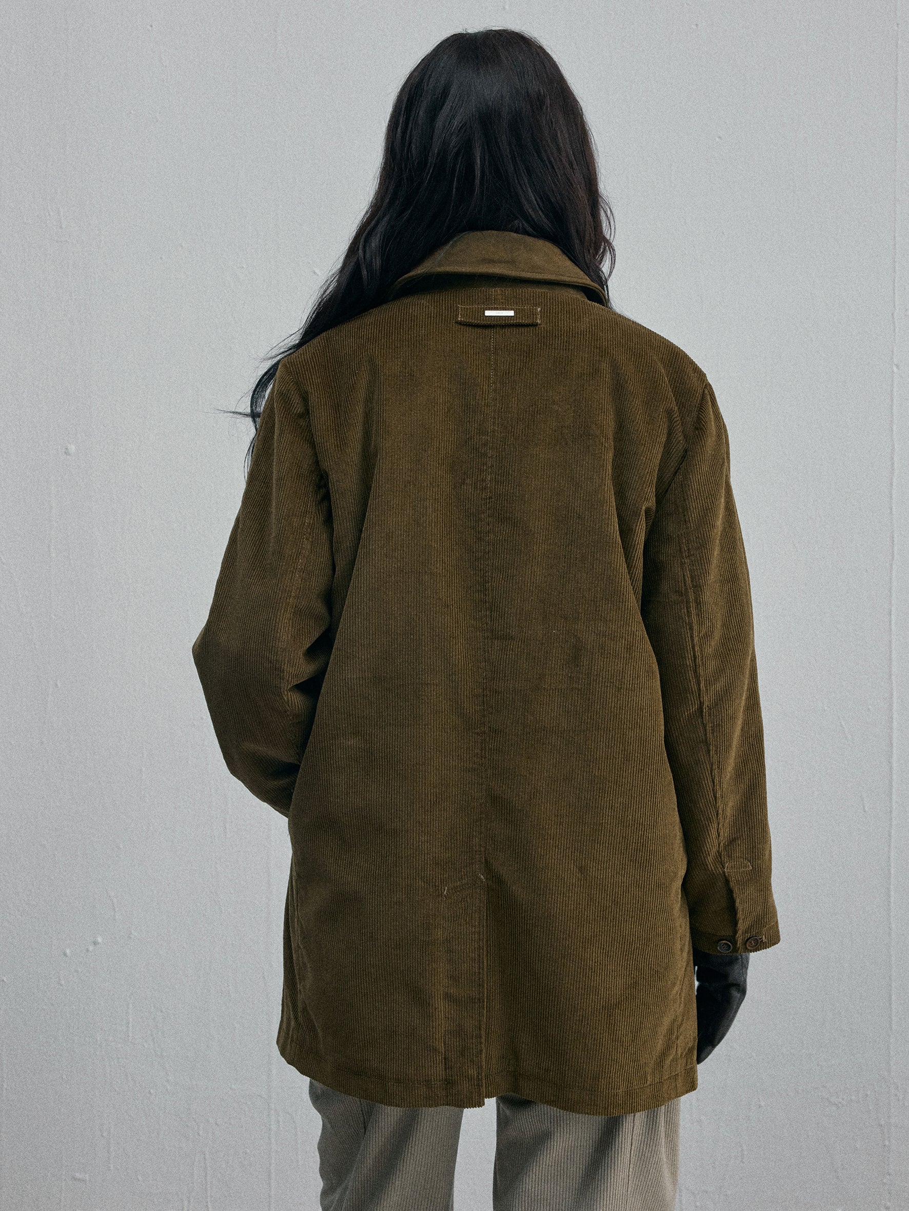 012 - Central Park Corduroy Sherling Coat