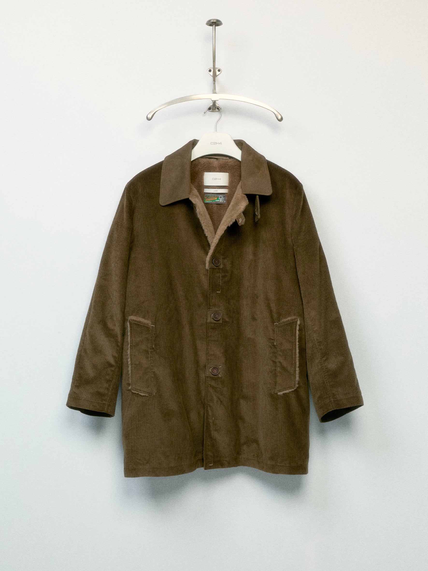 012 - Central Park Corduroy Sherling Coat