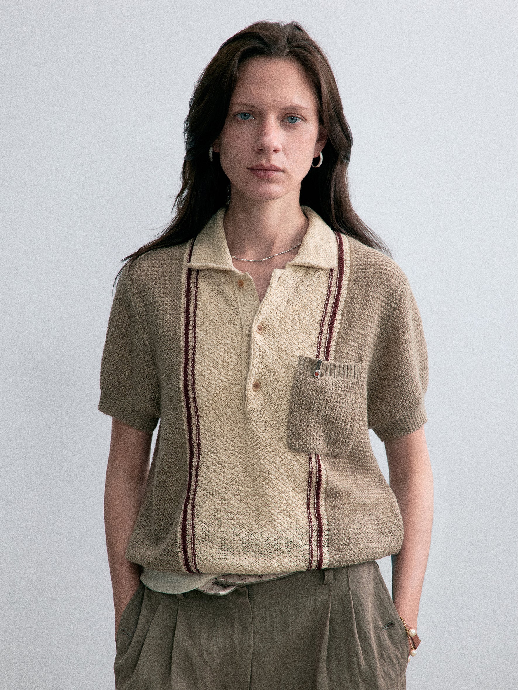 012 - Tony Soprano New Jersey Knit Polo