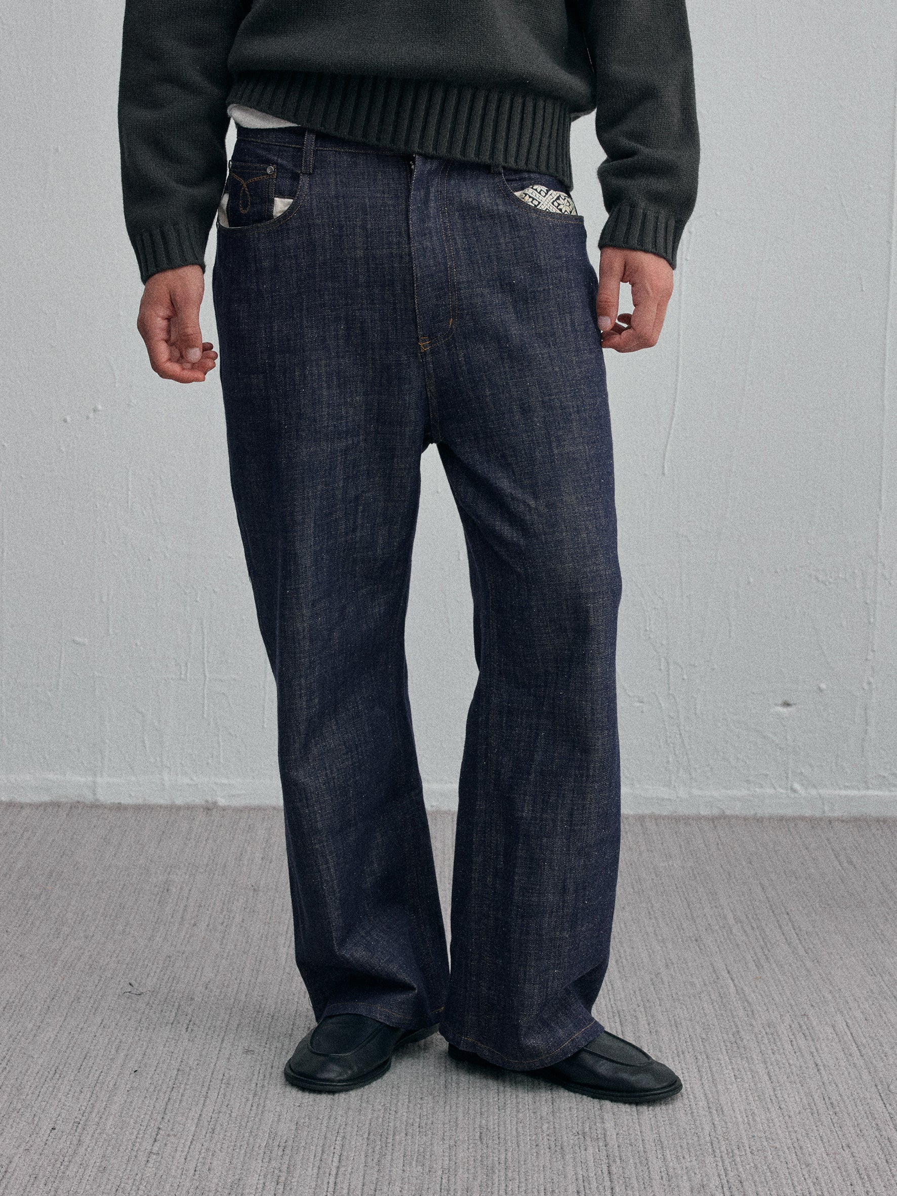 012 - Los Feliz Market Relaxed Drop-Crotch Jeans