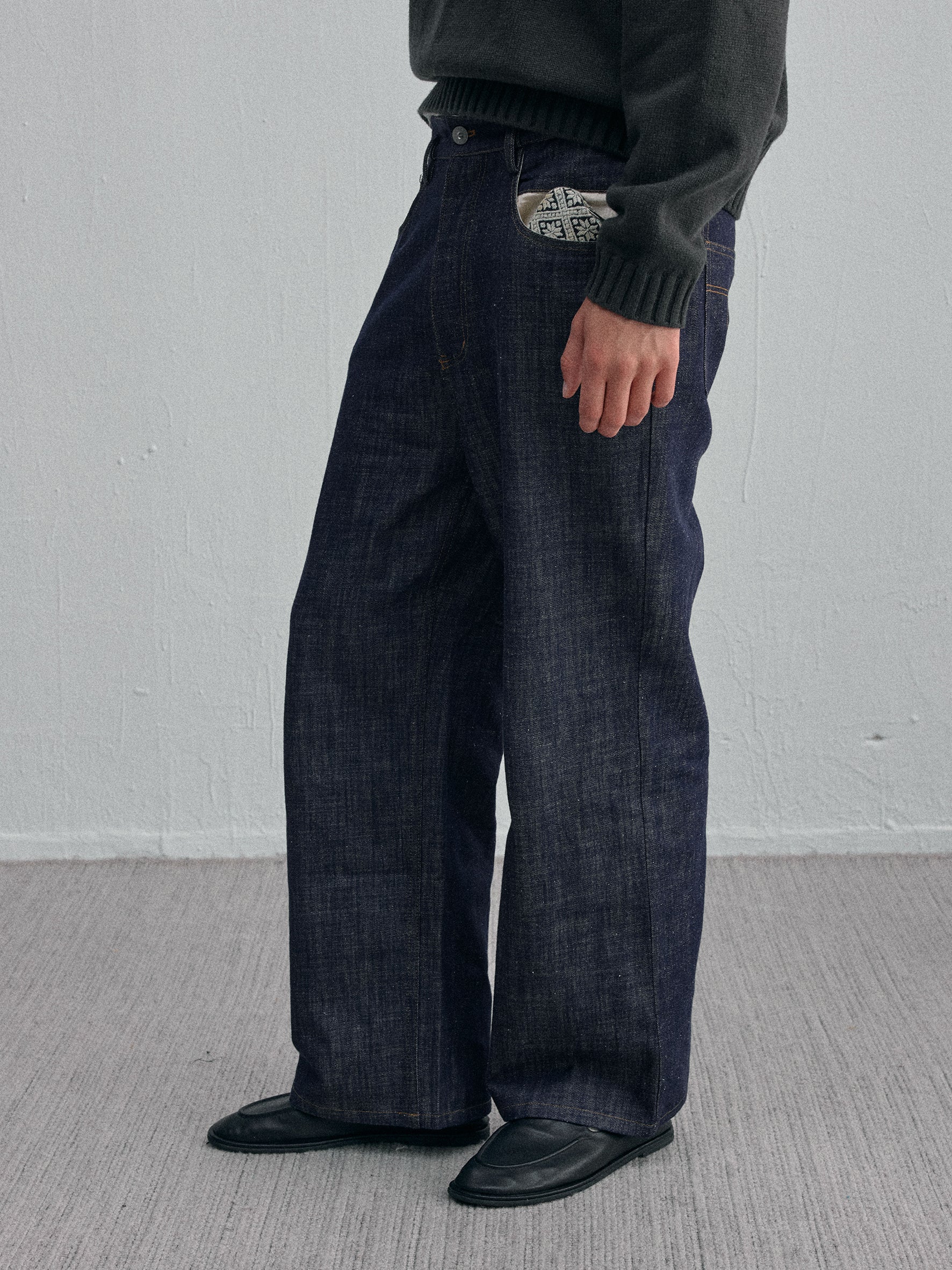 012 - Los Feliz Market Relaxed Drop-Crotch Jeans