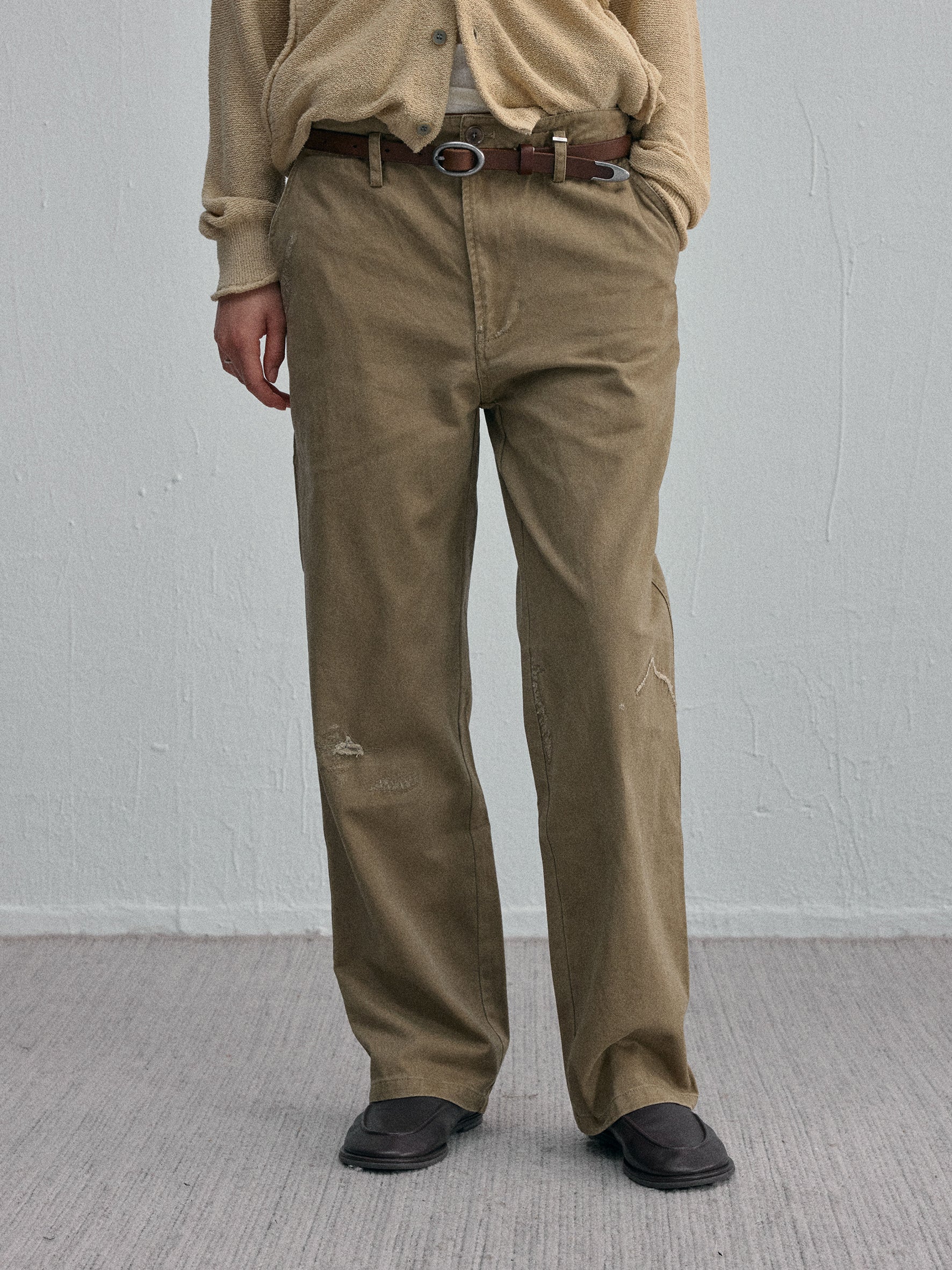 012 - The Mechanic Distressed Cargo Pants