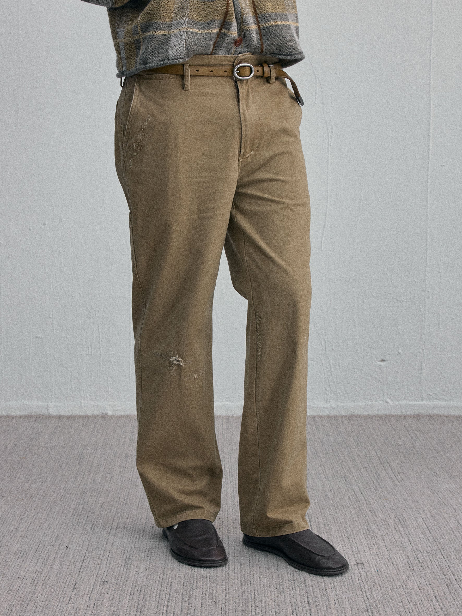 012 - The Mechanic Distressed Cargo Pants