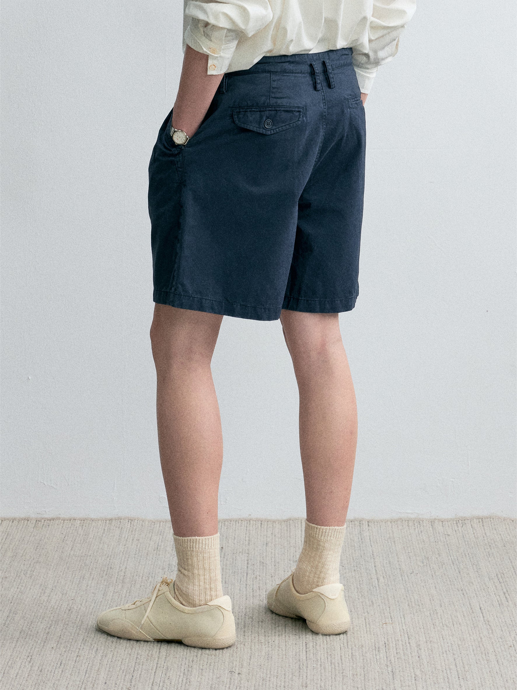 012 - Sicilian Sunrise Washed Cotton Shorts