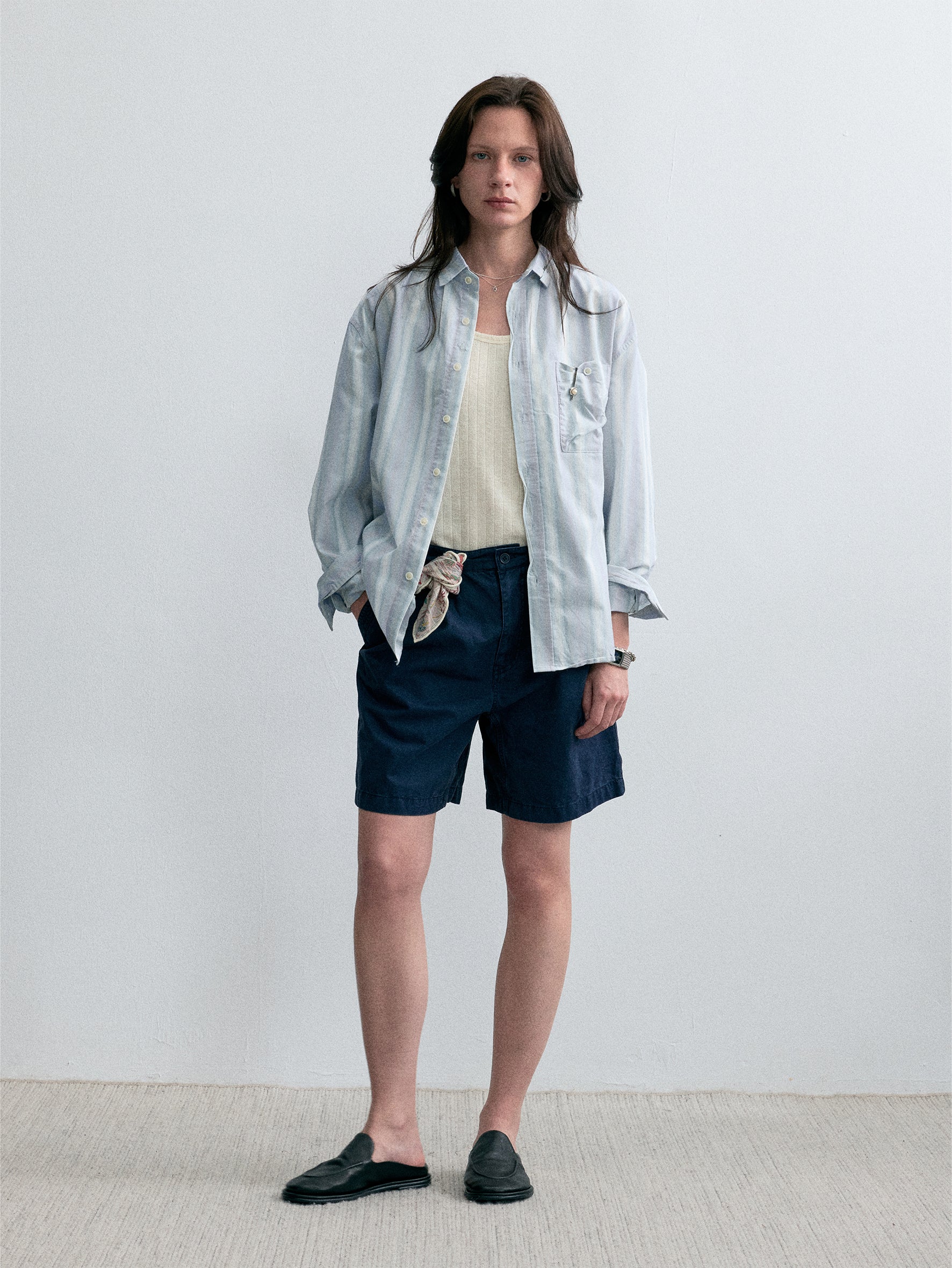 012 - Sicilian Sunrise Washed Cotton Shorts