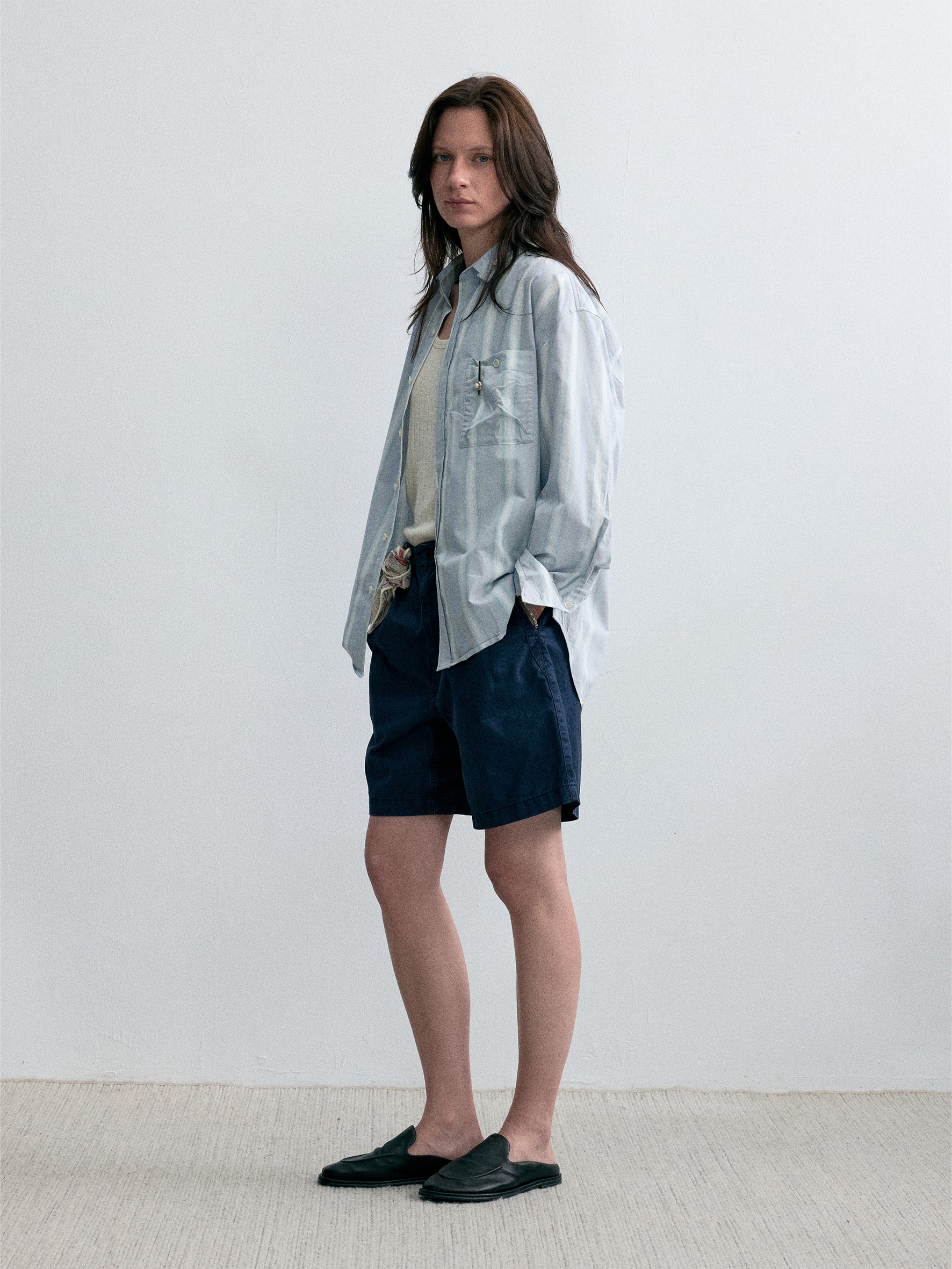 012 - Sicilian Sunrise Washed Cotton Shorts