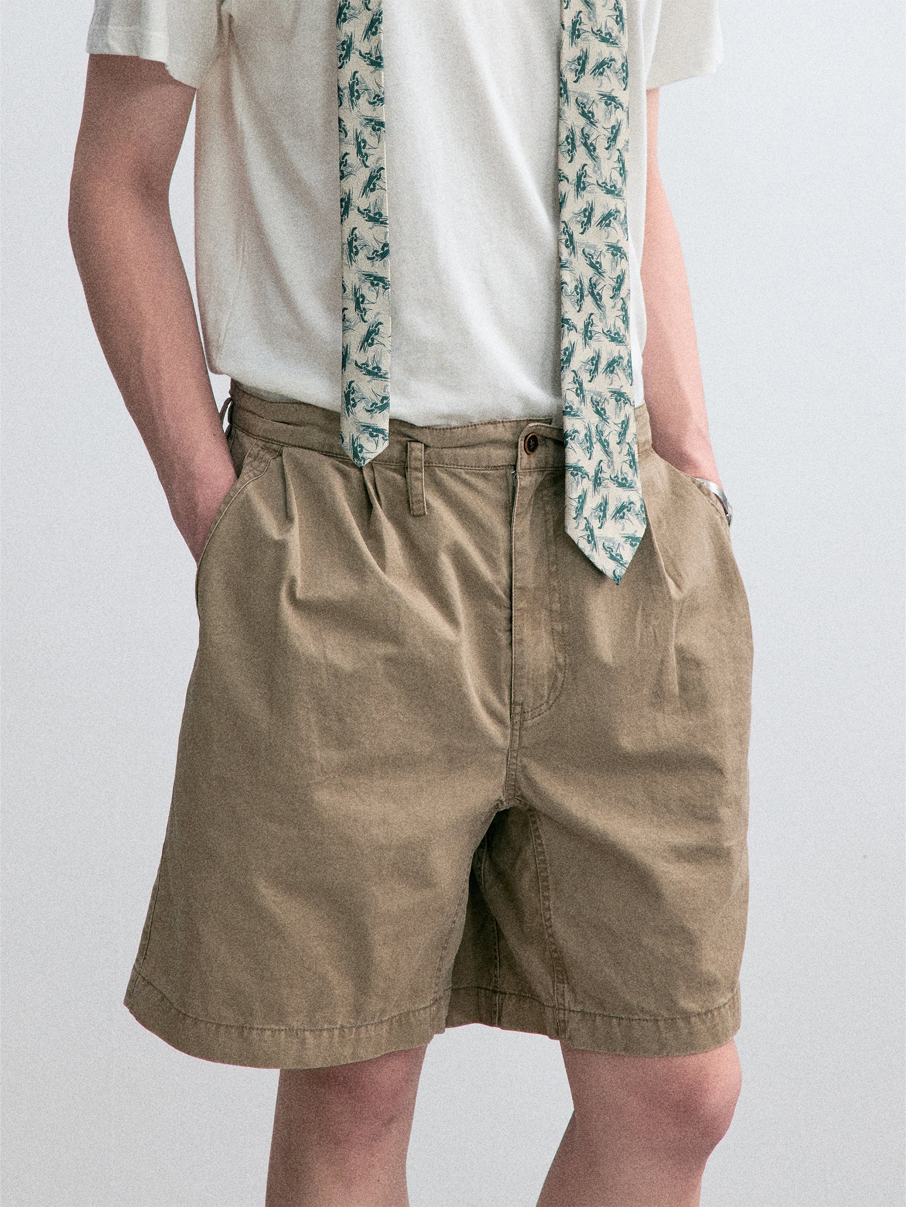 012 - Sicilian Sunrise Washed Cotton Shorts