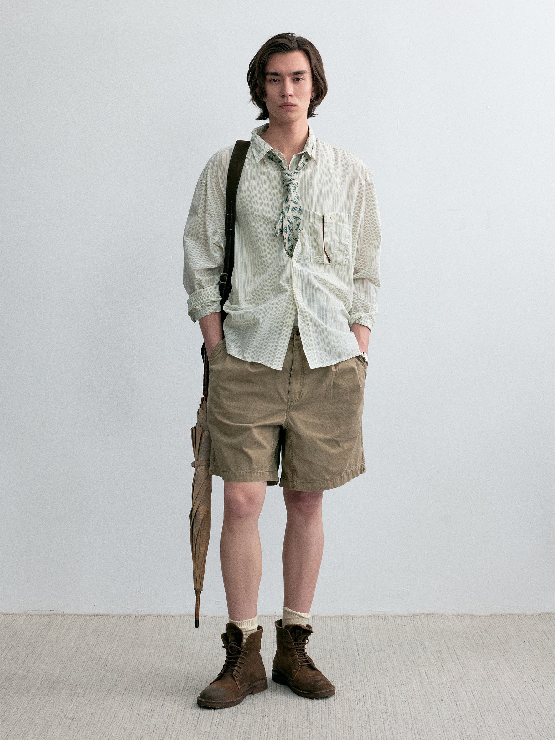 012 - Sicilian Sunrise Washed Cotton Shorts