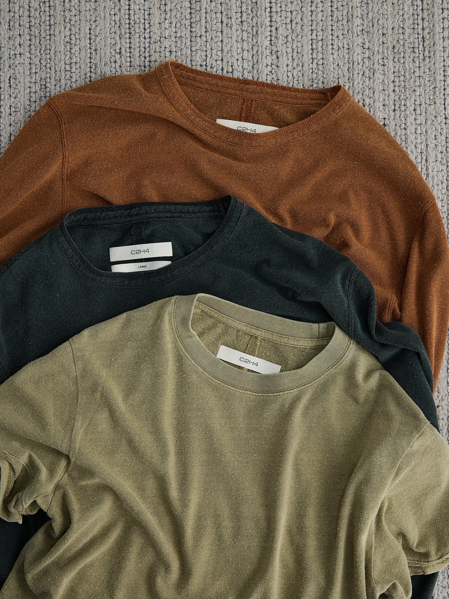012 - オールドタイムワードローブ コットン長袖Tシャツ