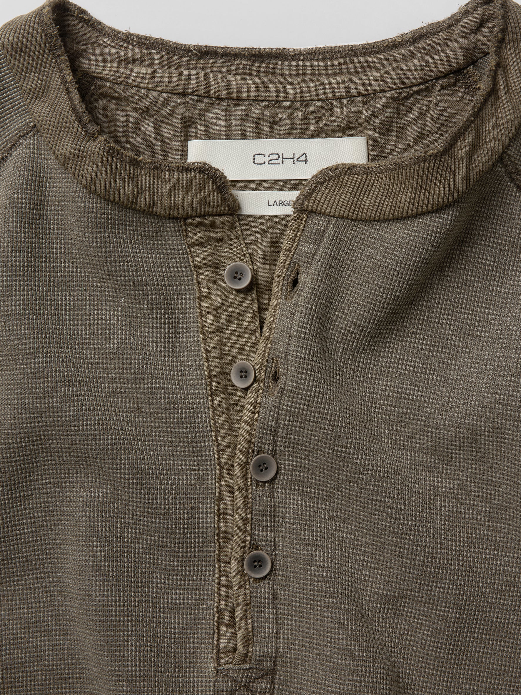012 - Moccasin Memory Textured Henley