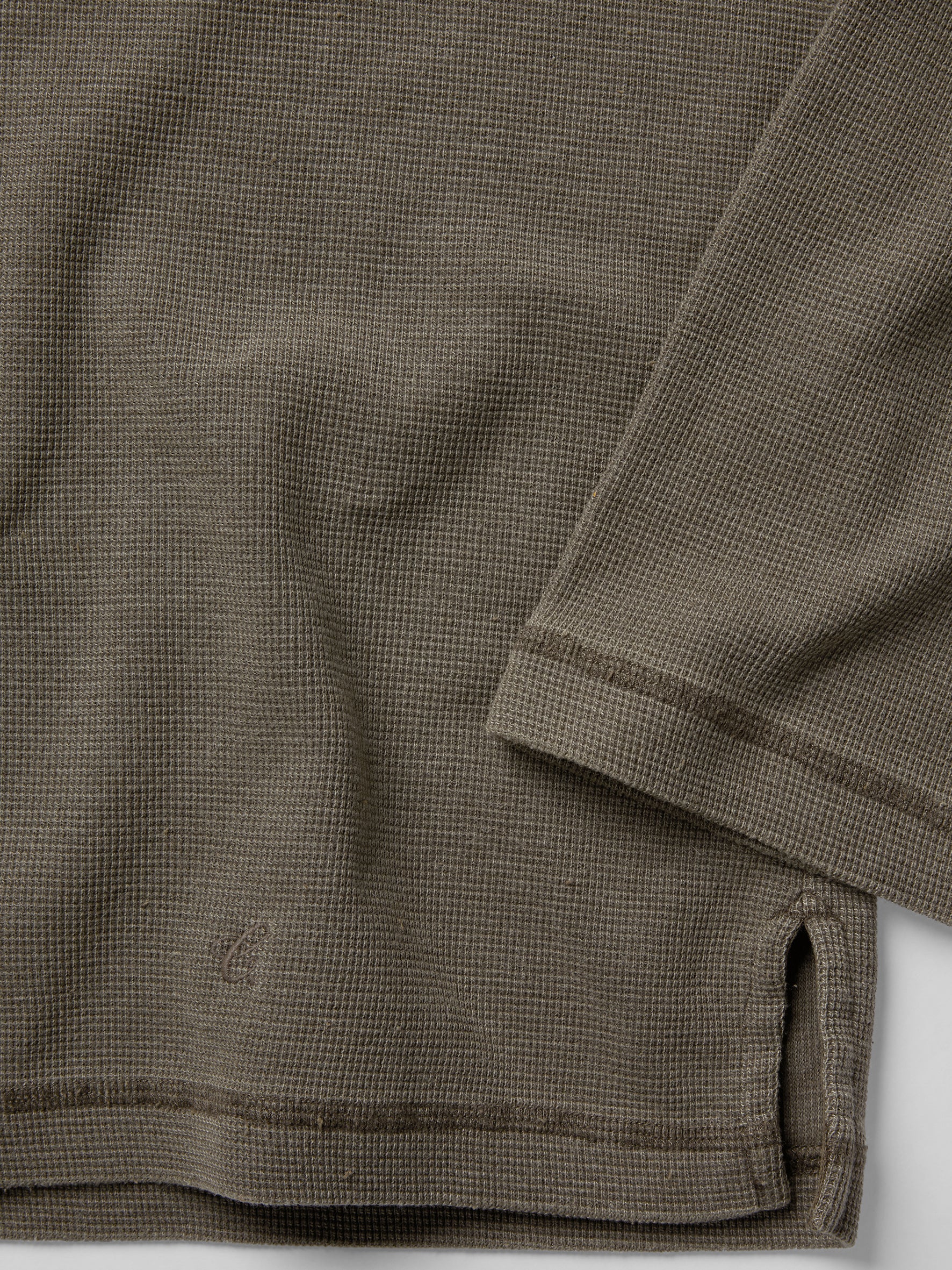 012 - Moccasin Memory Textured Henley