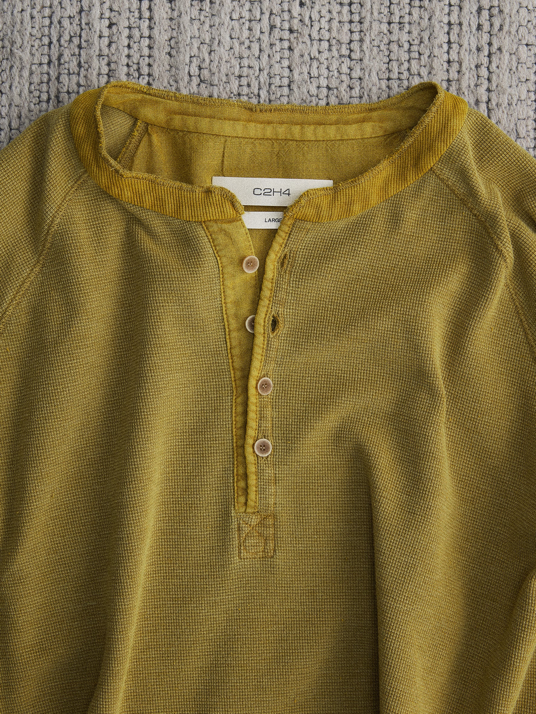012 - Moccasin Memory Textured Henley