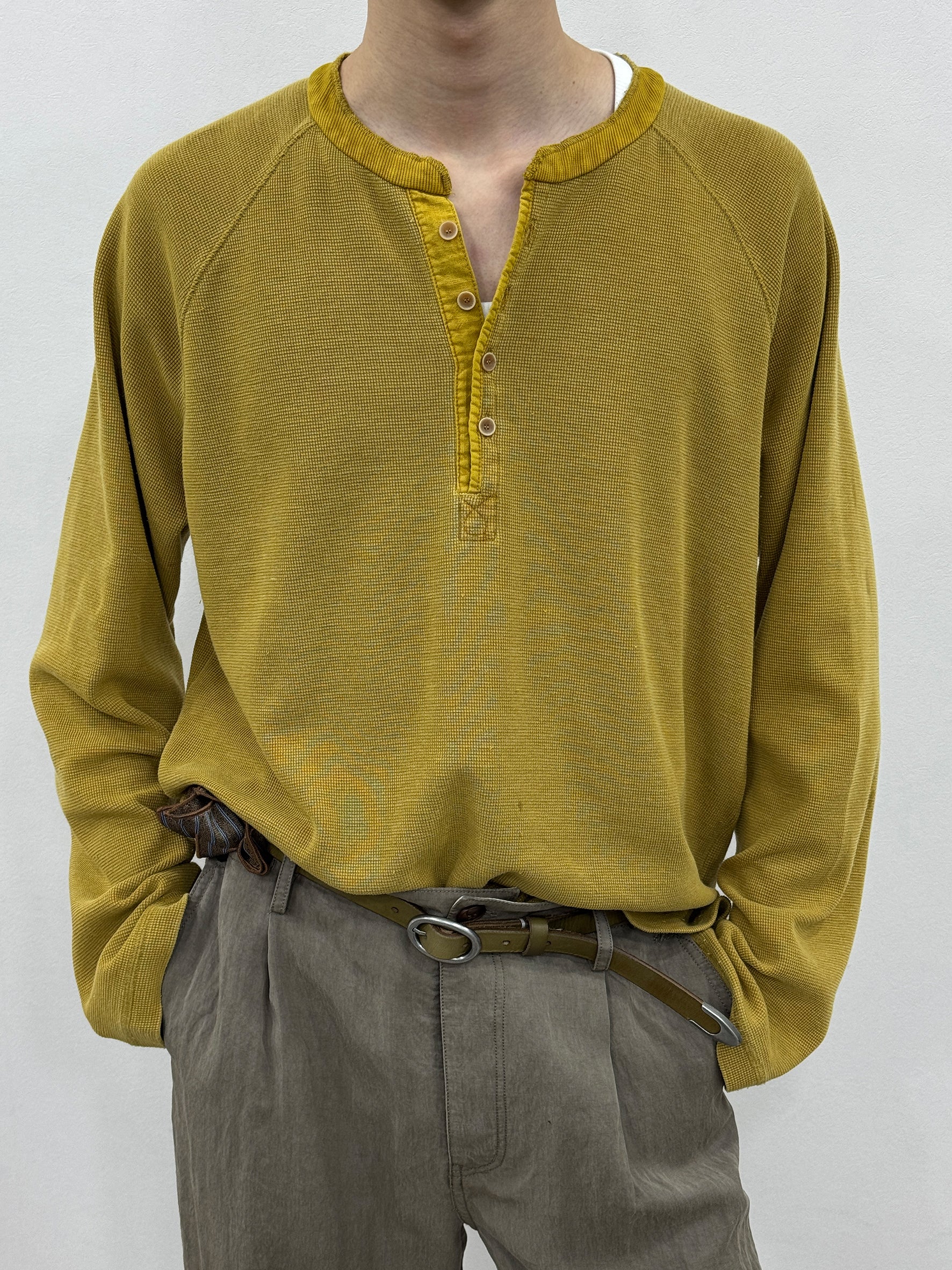 012 - Moccasin Memory Textured Henley