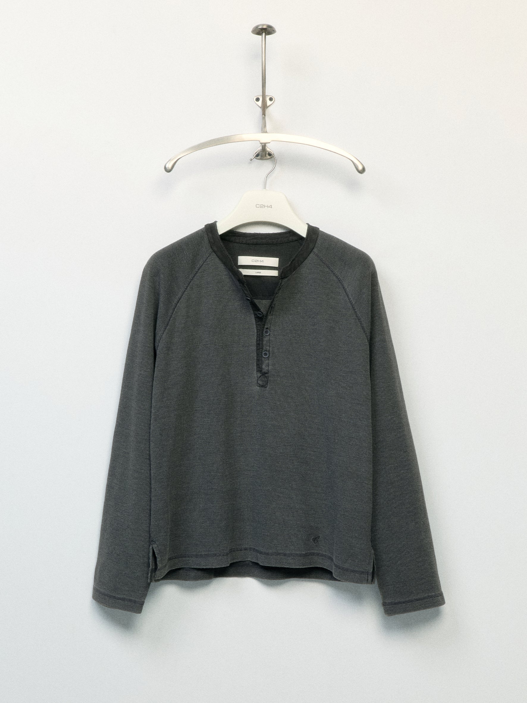 012 - Moccasin Memory Textured Henley