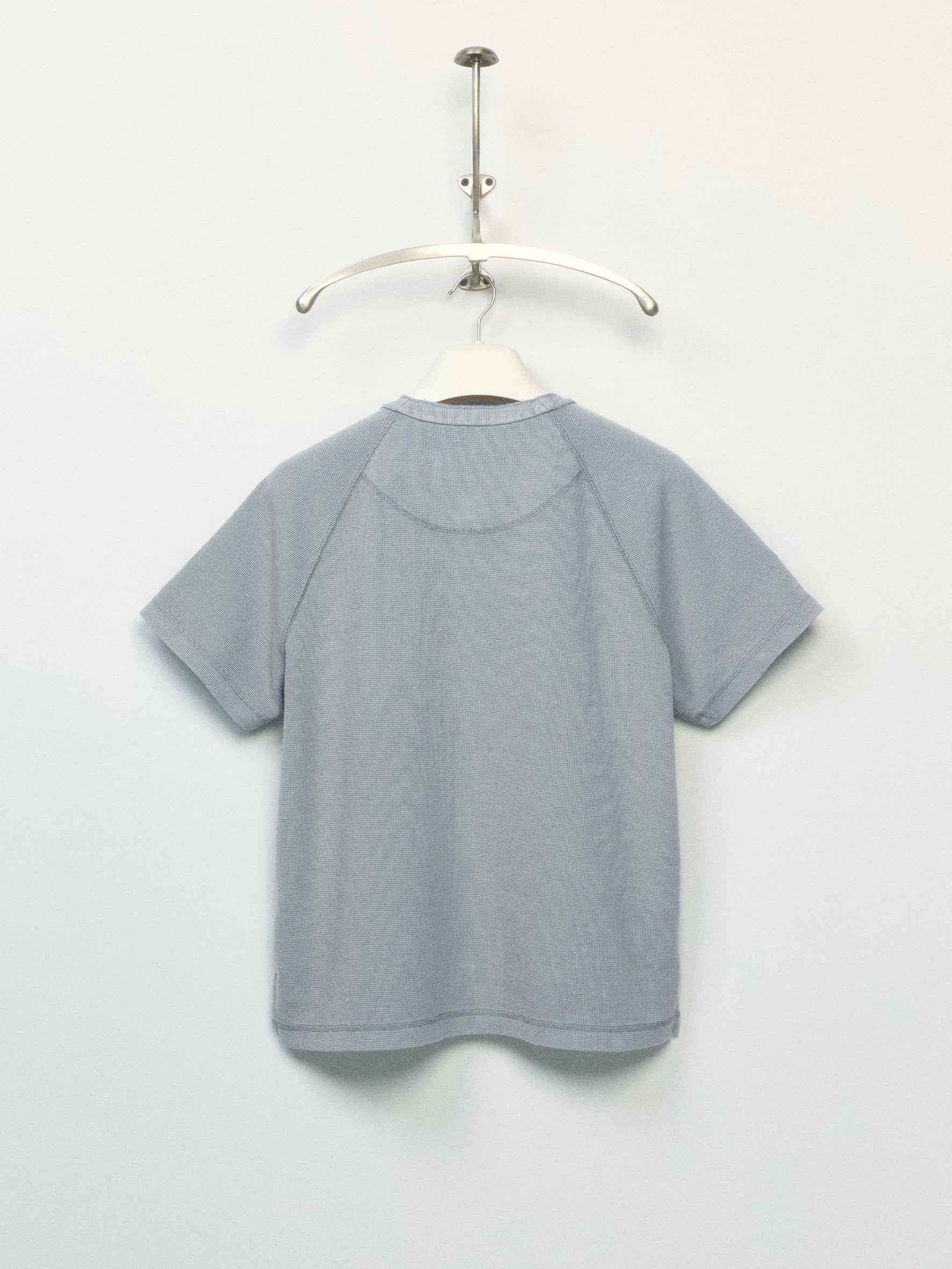 012 - Moccasin Memory Textured Short-Sleeve Henley