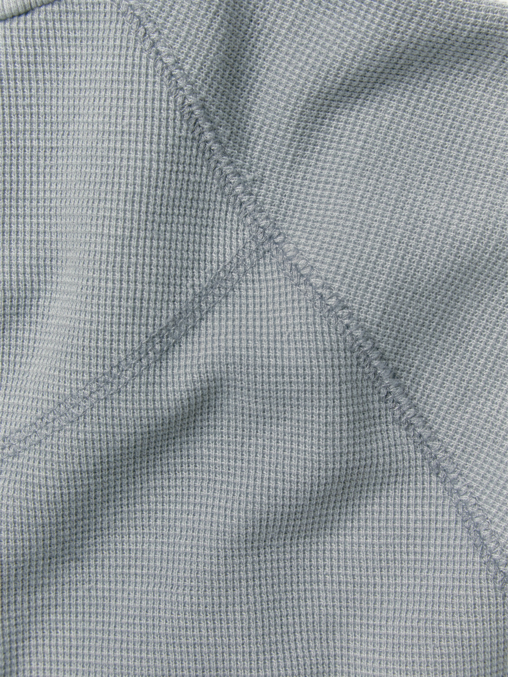 012 - Moccasin Memory Textured Short-Sleeve Henley