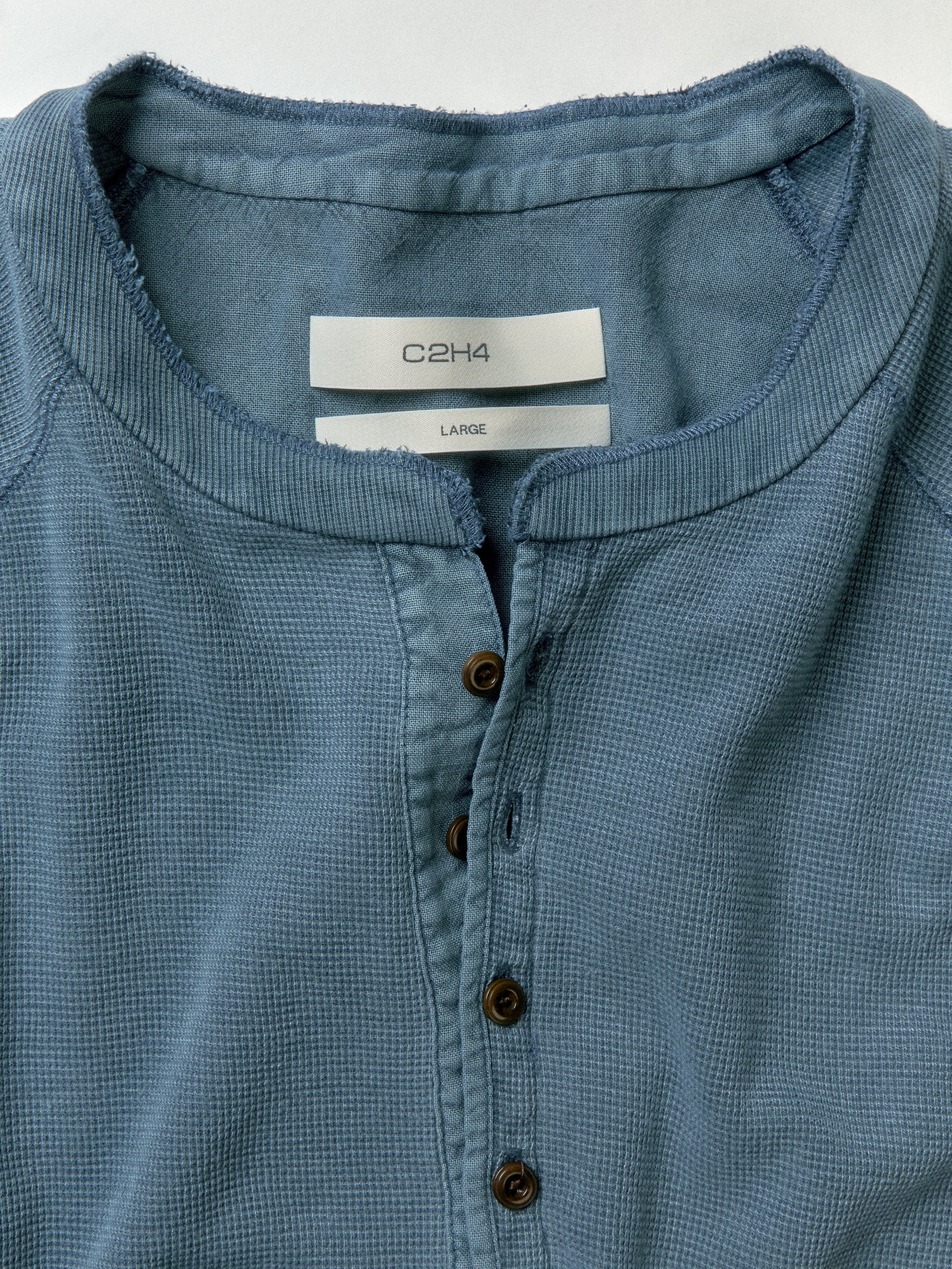 012 - Moccasin Memory Textured Henley