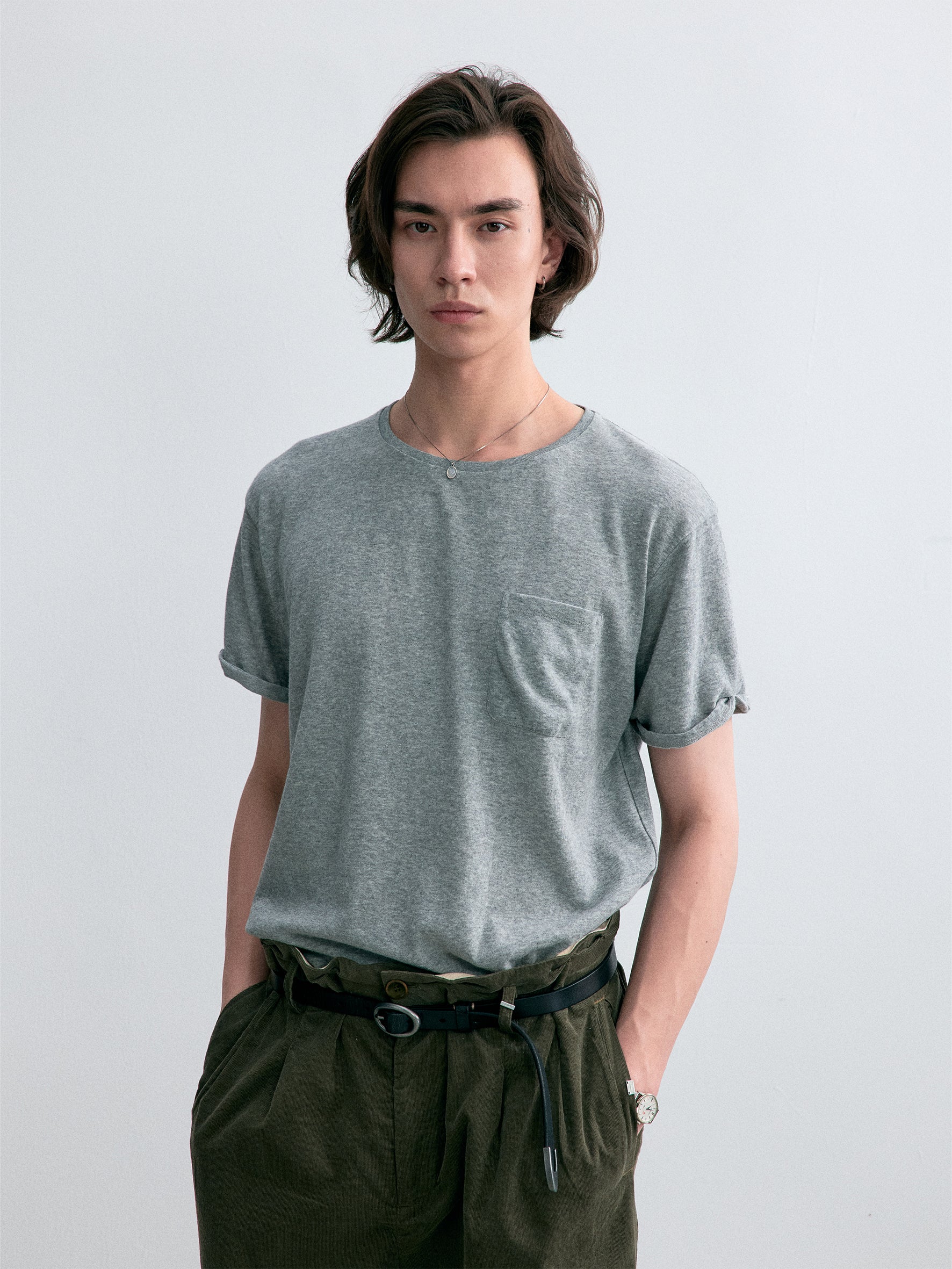 012 - Old Time Wardrobe Wrinkled Pocket T-Shirt