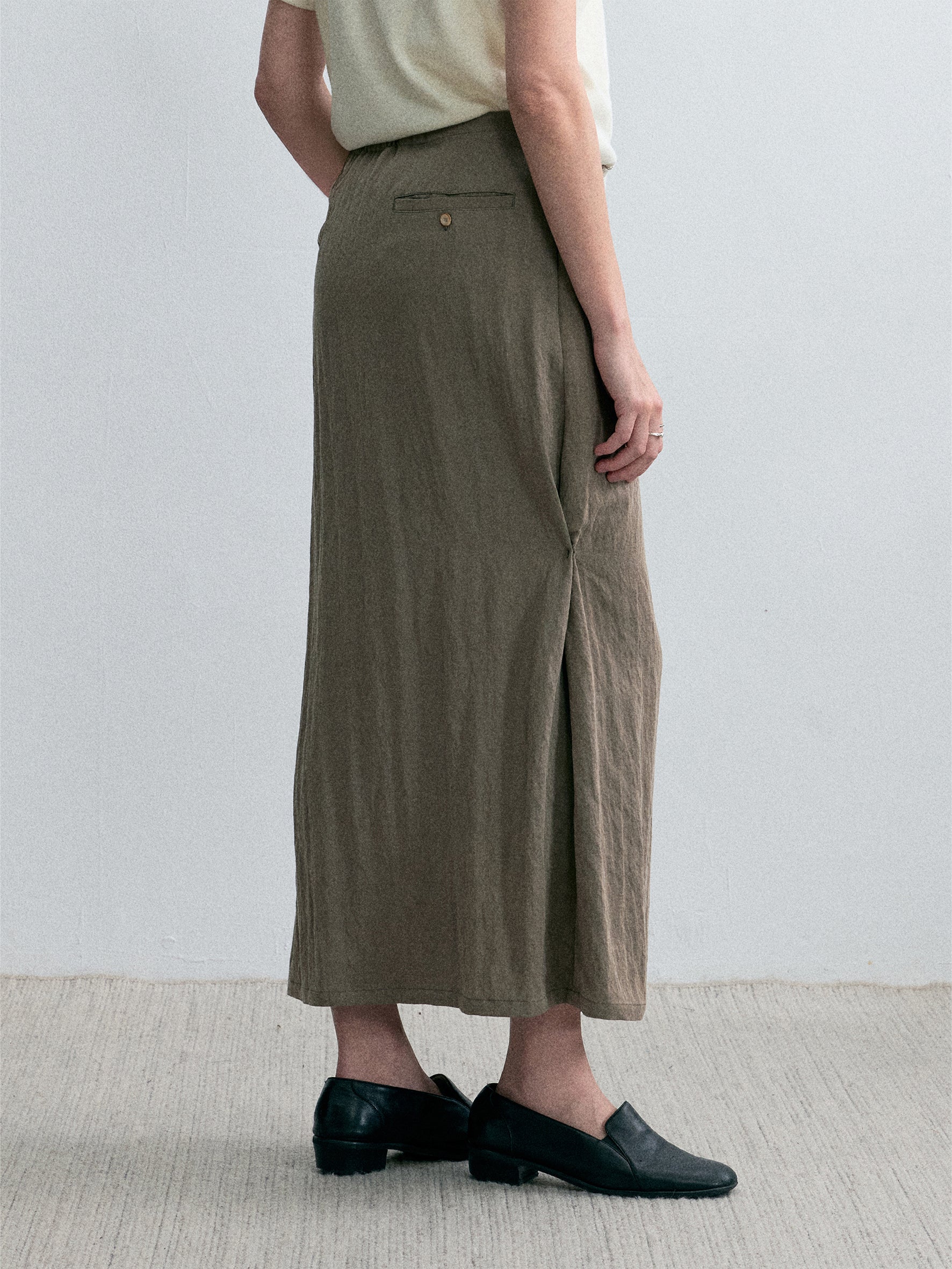 012 - Midtown Evening Fluid Midi Skirt