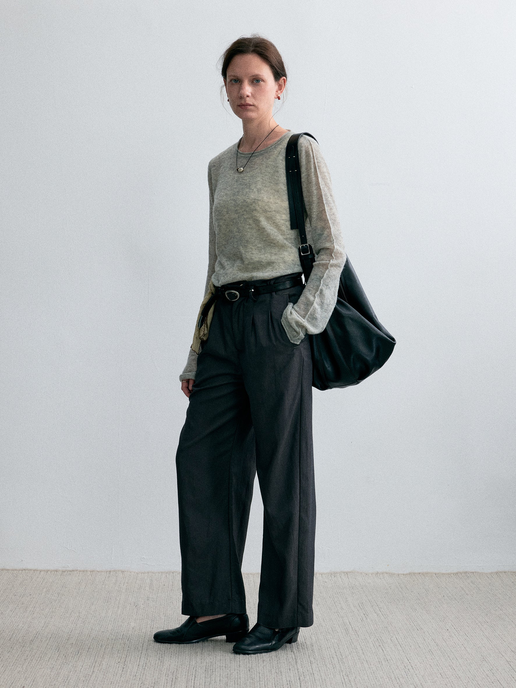 012 - Midtown Evening  Fitted Long Sleeve Top