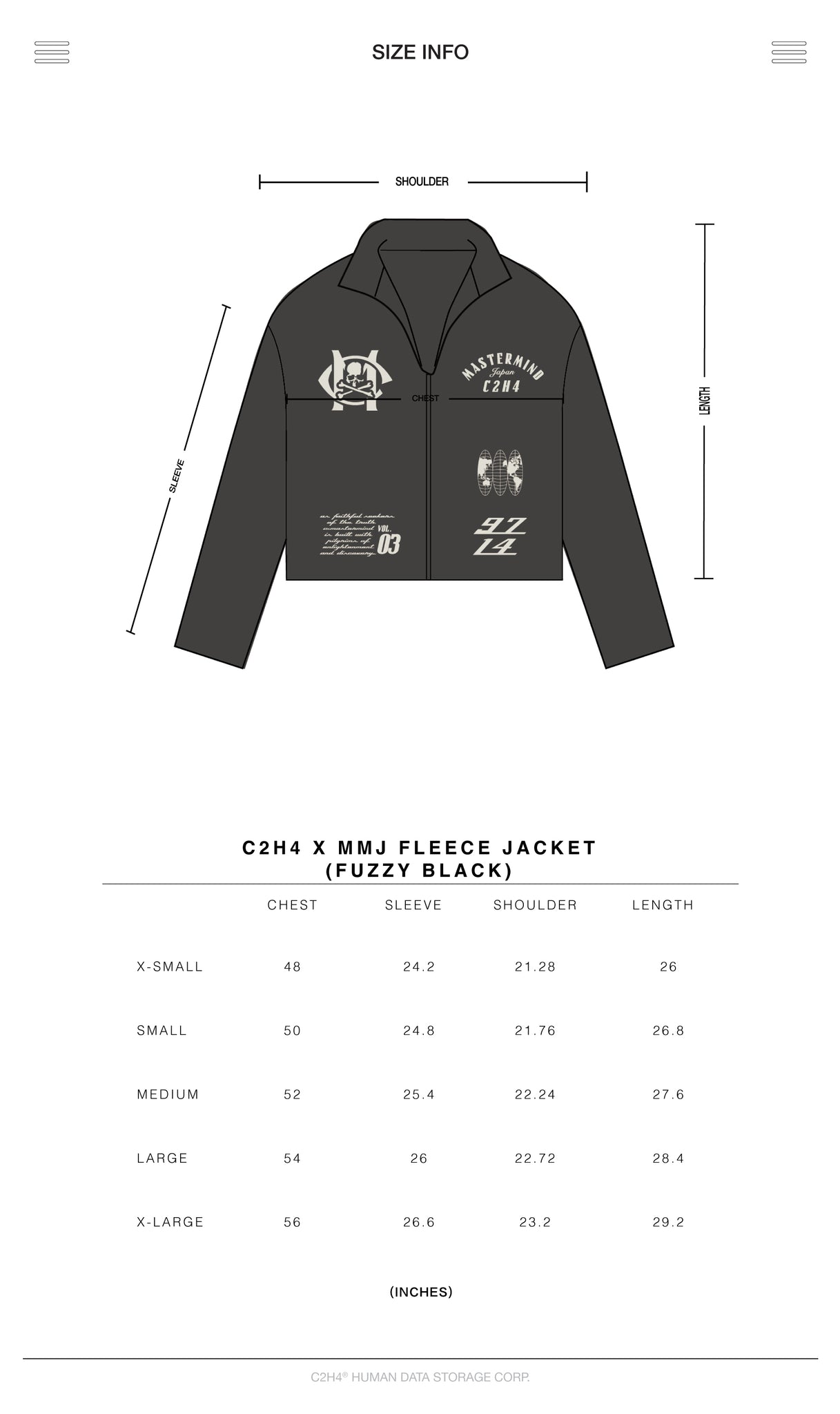 C2H4 x Mastermind JAPAN Vol.3 Fleece Jacket - C2H4®