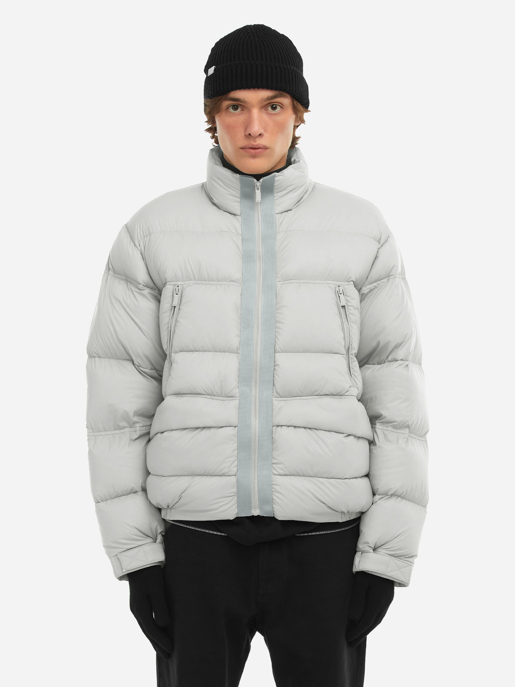 c2h4 Staff Uniform Lightweight Down Jacket Gray