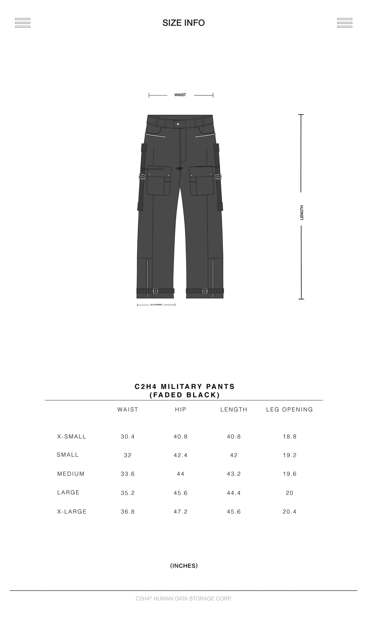 C2h4 tactical cargo pants 2025