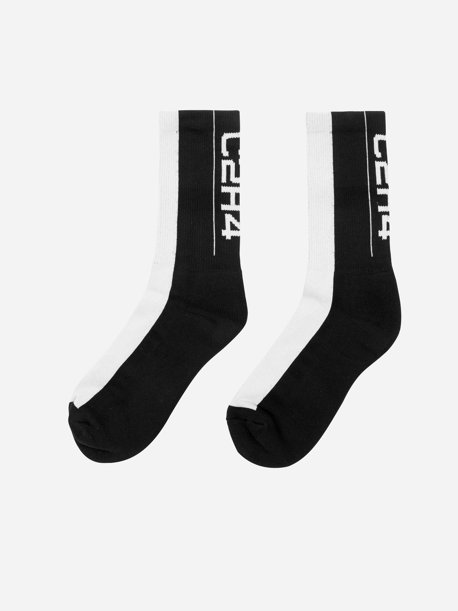 004 Color block Logo Socks C2H4