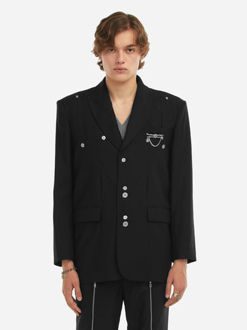 006 - Paneled Splicing Tailored Jacket