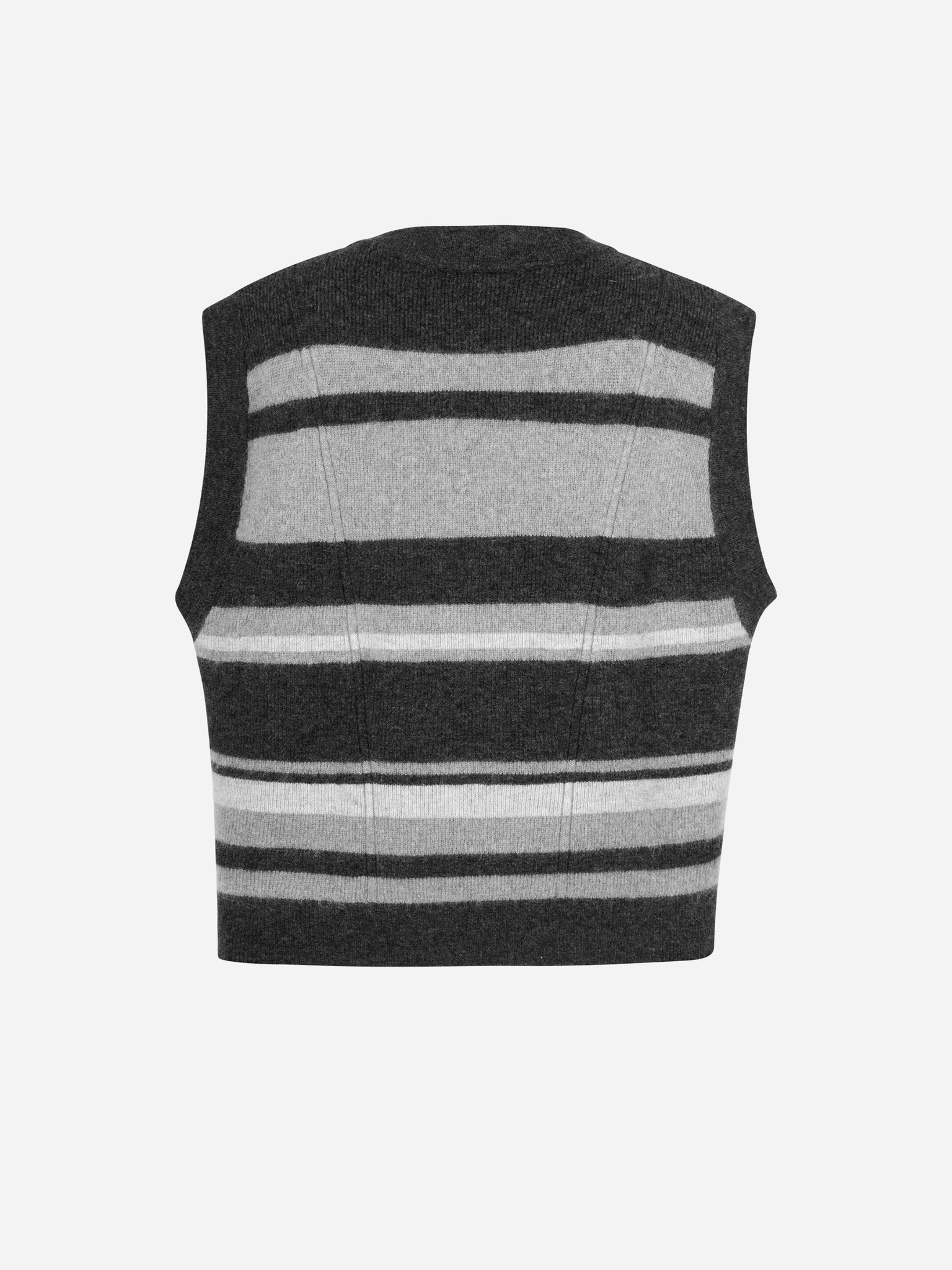 006 - Hollow Out V-Neck Knit Vest - C2H4®