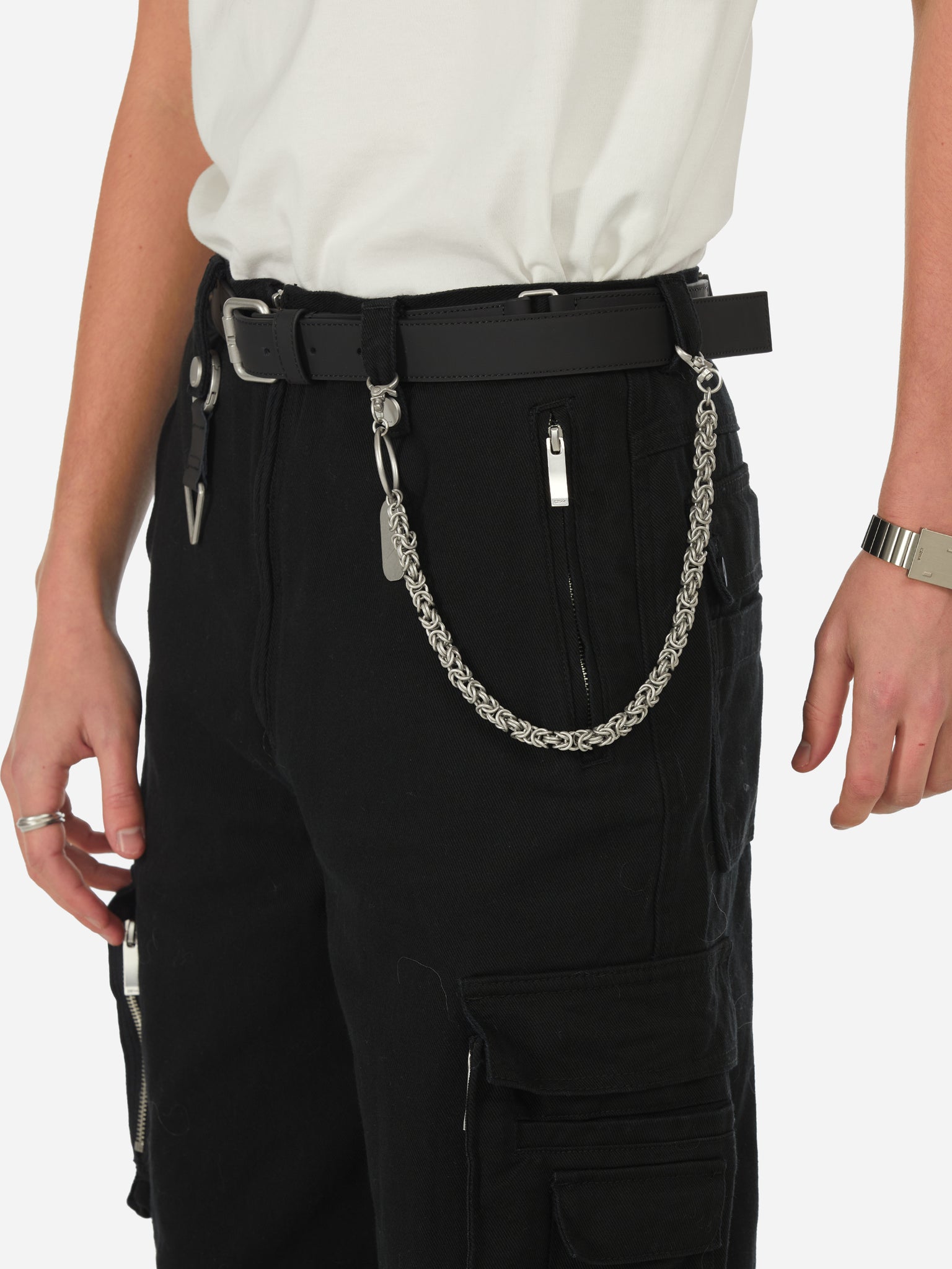 C2H4 Basics Pants Chain - 'Silver